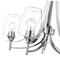 Z-Lite Joliet 5 Light Chandelier, Chrome & Clear 473-5CH - alternate 4